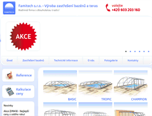 Tablet Screenshot of famitech.cz